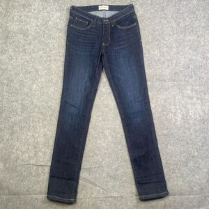 Dish Denim REI Jeans Womens 28x32 Blue Straight & Narrow Stretch Dark Mid Rise
